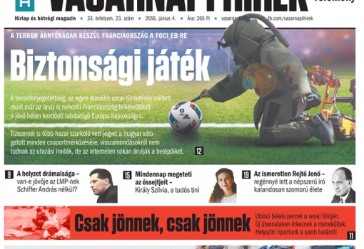 <h1>Vasárnapi Hírek, 2016. június 4., 23. szám</h1>-