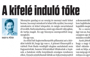 Nagy N. Péter: A kifelé induló tőke